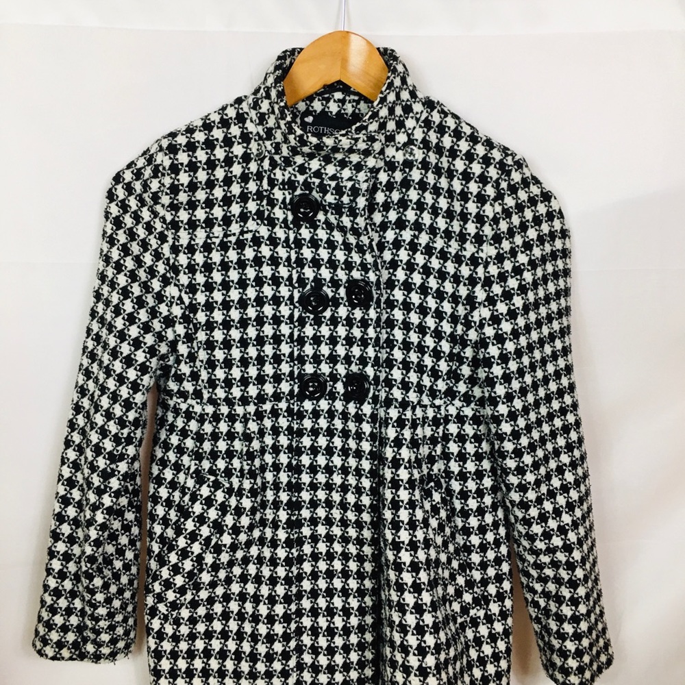 Rothschild girls size 16 coat black and white - Picture 15 of 15
